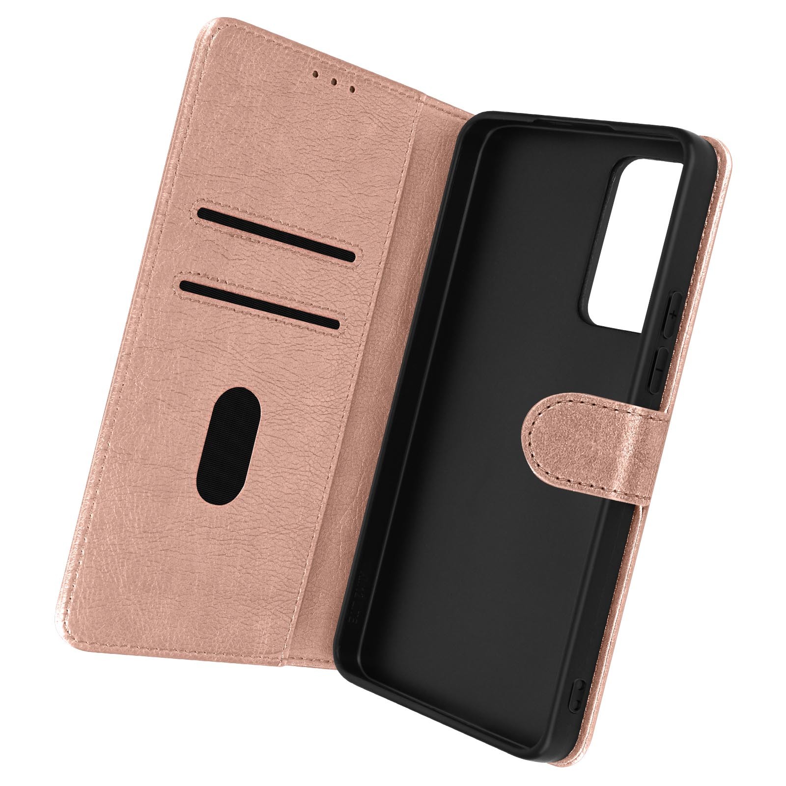 Housse Xiaomi 12 Lite simili cuir rose pour visionner vos séries