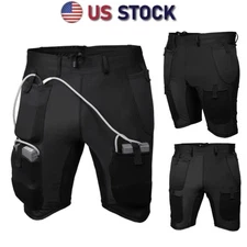 LVAD Medical Black Distressed Short Comfortable & Durable for HeartMate 2 & 3