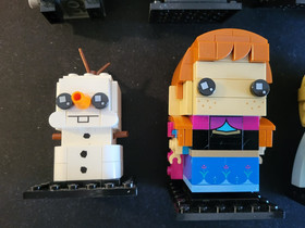 LEGO lot of 7 BrickHeadz - sets 41594, 41591, 41617, 41618, 75317 and 41602