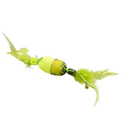 Duvoplus Cat Toy Flash Bonbon mit Federn - grün Katzenspielzeug
