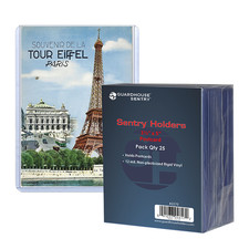 25 Pack Guardhouse 3.5" x 5" Small Photo  Postcard Sentry Toploaders