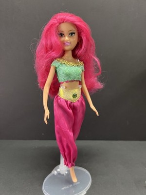 Funville Sparkle Girlz 12'' GENIE fashion Doll w/ Pink Hair in Genie Costume