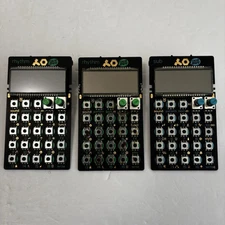 Lot of 3 Teenage Engineering Pocket Operator PO-12 & PO-14 - For Parts or Repair