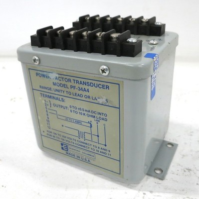 Scientific Columbus PF-34A4 Power Factor Transducer PF34A4 Esterline