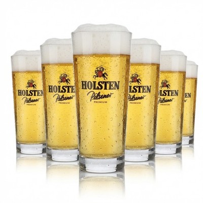 6x Holsten Glas 0,2l Premium Pilsener Willi Becher Bier Gläser Set Brauerei