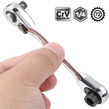 14 Mini Double-ended Quick Socket Ratchet Wrench Rod Screwdriver Bit Tools. 14 Mini Double-ended Quick Socket Ratchet Wrench Rod Screwdriver Bit Tools.