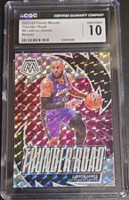 Panini 2023-24 Mosaic Thunder Road LeBron James #9 Mosaic CGC 10 Lakers