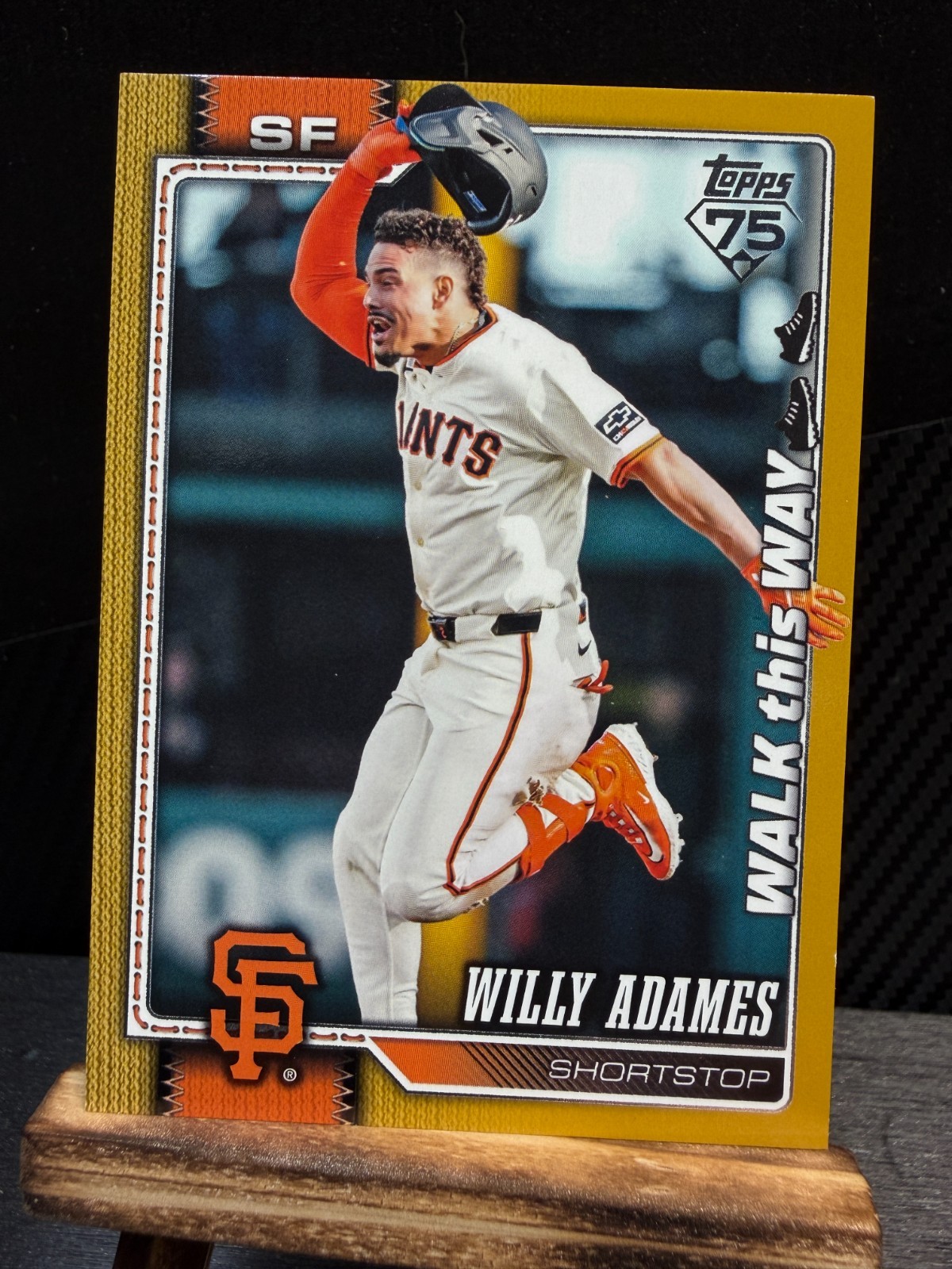 Willy Adames #267 2026 Topps Series 1 Celebration Walk This Way Gold 45/50