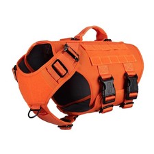 ICEFANG GN3 Tactical Dog Harness with 6X Buckle,Dog Molle Vest with Handle,3/4 B