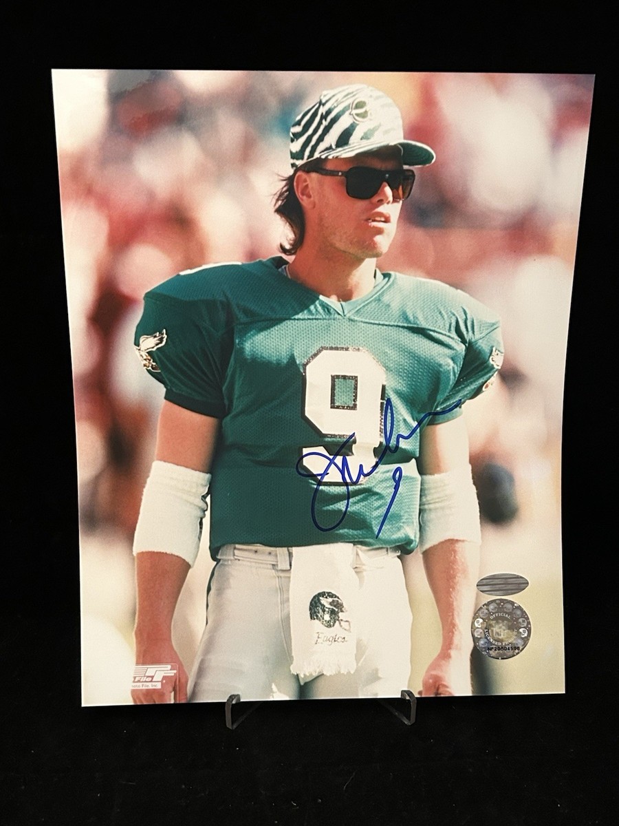 Jim McMahon Autographed 8x10 Photo Philadelphia Eagles Steiner COA