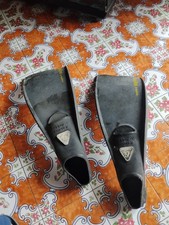 Rondine X-Rubber Pinne Sub/Scuba in Gomma Nere Taglia 44-45 (10-11) Usate