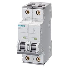 1 PC SIEMENS 5SY4218-7 Miniature Circuit Breaker,Sentron,2 Pole,480V,15A,5K,C C