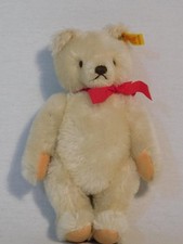 1983 STEIFF ORIGINAL TEDDYBAER TEDDYBEAR 0203/26 26CM 9 INCHES WHITE