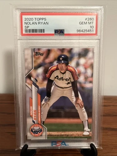 2020 Topps Series 1 Nolan Ryan SP PSA 10