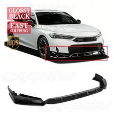 For Honda Civic Sedan Hatch 2025-26 Yofer V2 Style Glossy Black Front Bumper Lip