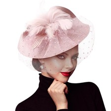 Women Fascinators Hats Flower Fascinators with Headband and Clip Tea Party