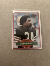 🟣1980 Topps Greg Pruitt #150 Cleveland Browns Football Vintage