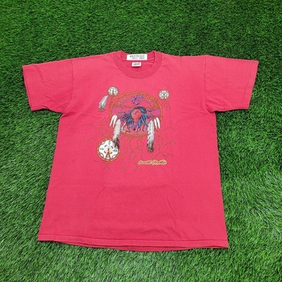Vintage 90s Native-American Shirt Large 21x26 Dream-Catcher