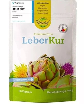 Steiger Naturals Naturhof Leberkur- Natürliche Unterstützung mit Sylimarin