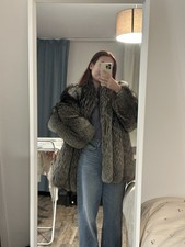 Saga Fox Silver Fox Coat Size 36-38