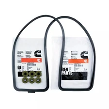 For Cummins Tappet Cover Gasket W/ Grommet Seals Fit 89-02 12V Dodge 5.9 3284623