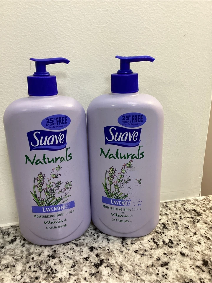 2PKSUAVE NATURALS Lavender Body Lotion 22.5 FL OZ NO LONGER IN STORES Vit E HTF - Image 3 of 4