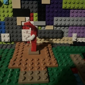 LEGO Ninjago Fangdam red two headed snake minifigure 9571 9445 9457