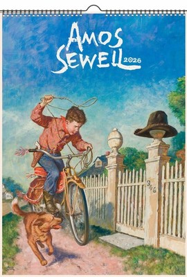 2026 Wall Calendar (12 pgs) Vintage 50's American Life Art by Amos Sewell