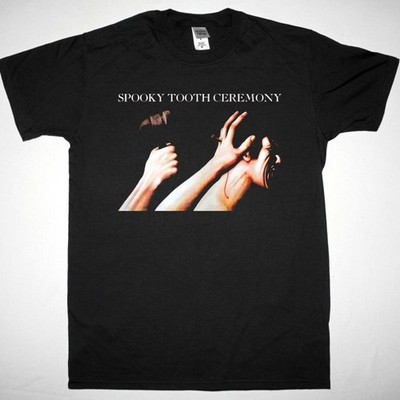 Spooky Tooth Ceremony 1969 Black T-Shirt Rock Tee