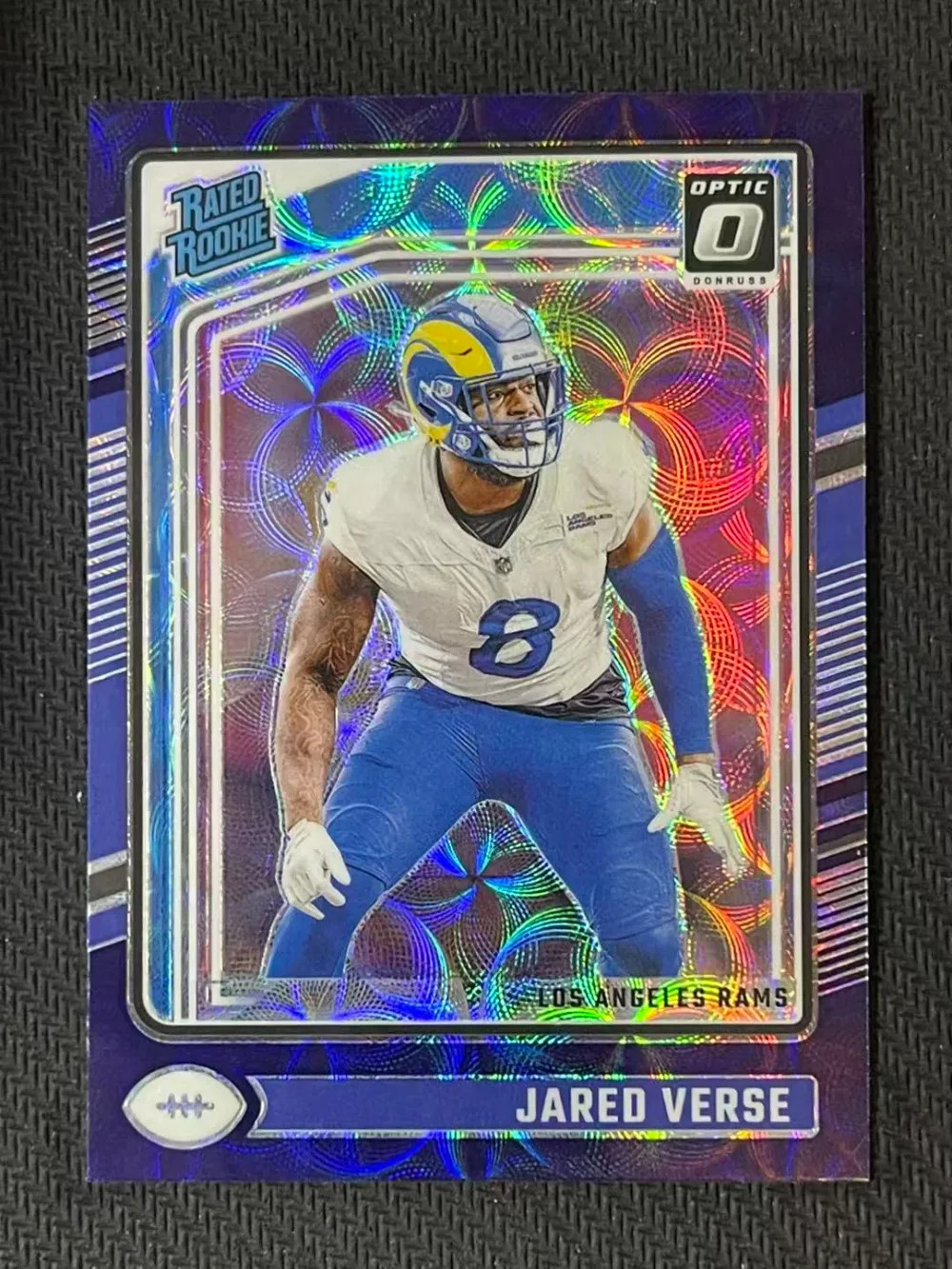 2024 Panini Donruss Optic Rated Rookie #242 Jared Verse Purple Scope Prizm RC JP