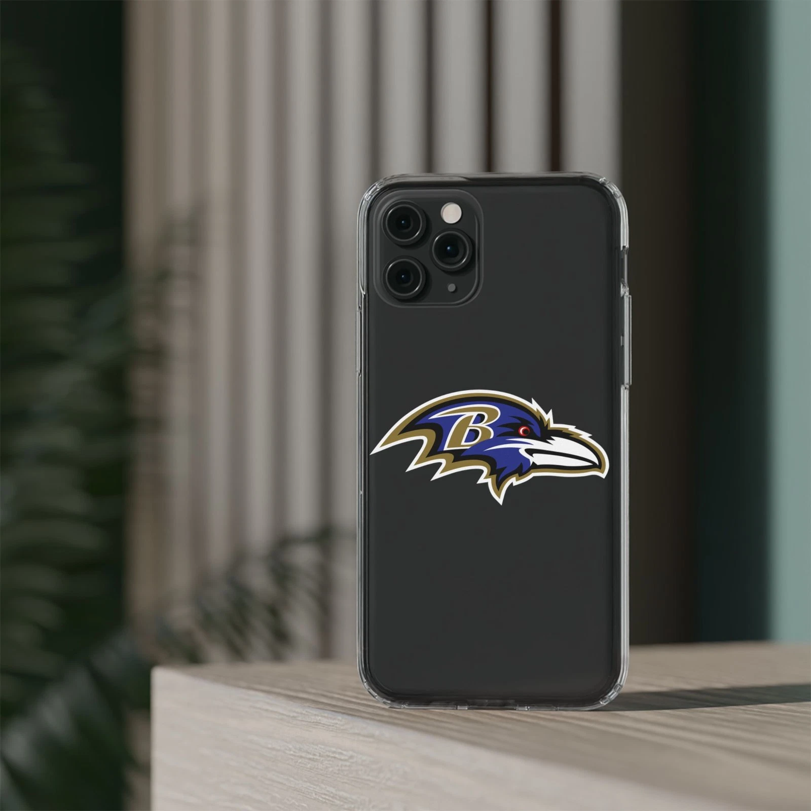 Baltimore Ravens Clear Phone Case for iPhone