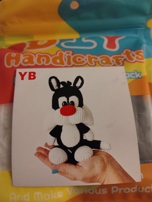 DIY Handicrafts Handmade Crocheted Sylvester Cat Stuffed Animal Looney Tunes