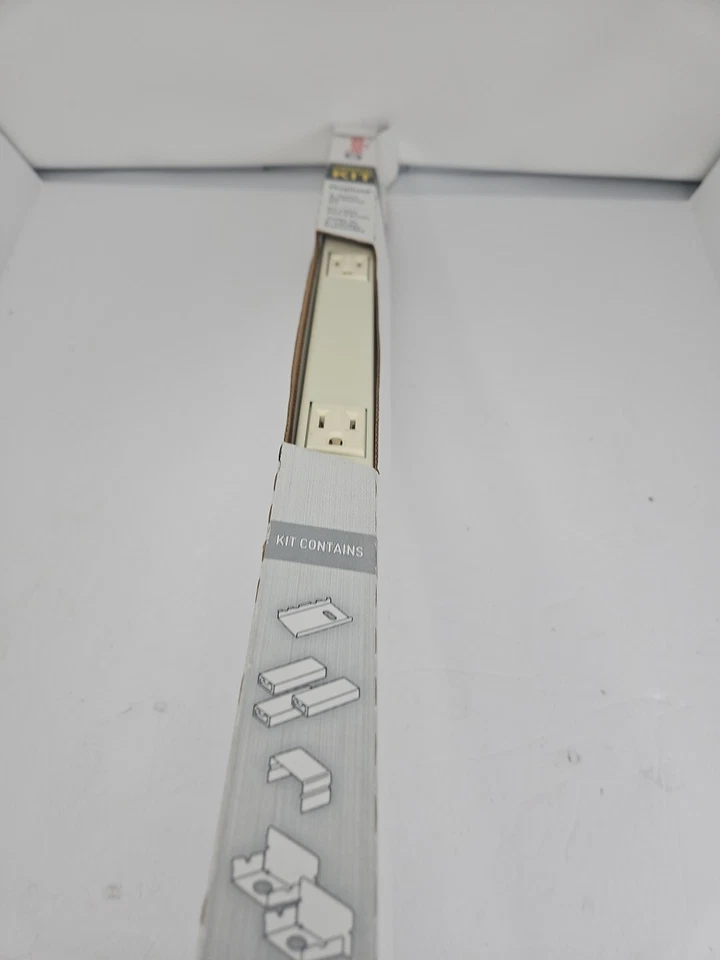  Legrand Wiremold Plugmold Commerical Kit 3 Foot Hardwired 36in Cream  - Image 3 of 4