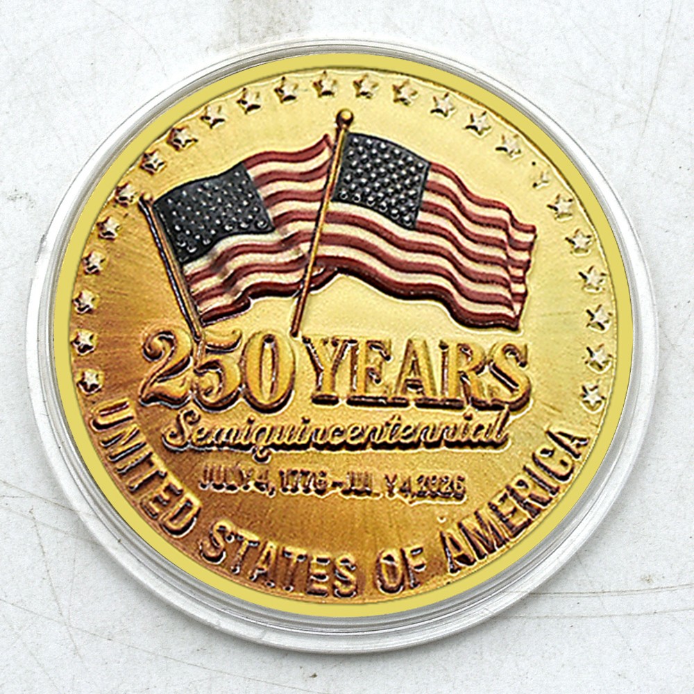 US 250 Years Semiquincentennial Coin 1776-2026 We The People Iwo