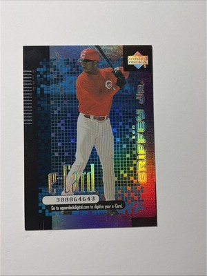 2000 Upper Deck #E1 Ken Griffey Jr. e-Cards Cincinnati Reds