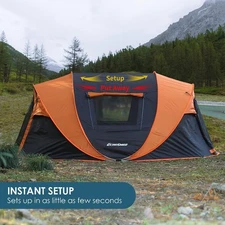 EchoSmile Instant Pop Up Camping Tent, 2/4/6 Person, Easy Setup Tent, Water Resi
