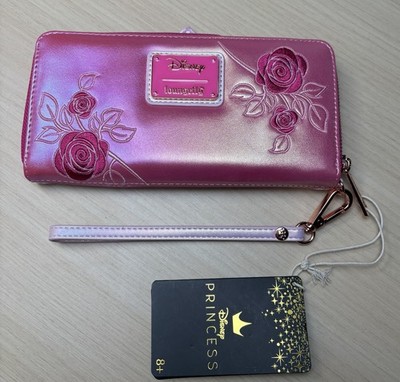 Loungefly Disney Sleeping Beauty Wallet Iridescent Aurora Zip Around Wristlet