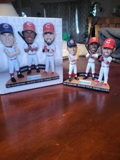 CINCINNATI REDS TED KLUSZEWSKI GEORGE FOSTER EUGENIO SUAREZ BOBBLEHEAD 2021 