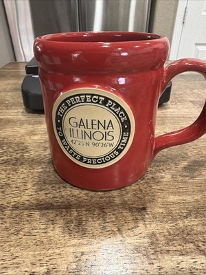 Deneen Pottery Mug Galena Illinois 2016The Perfect Place Coffee Tea Handthrown