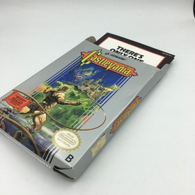 NINTENDO - LEERE CastleVania Box mit KONAMI-Prospekt - Retrogaming - Vintage