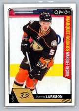 2016-17 Upper Deck O-Pee-Chee Update Jacob Larsson Rookie Anaheim Ducks #698