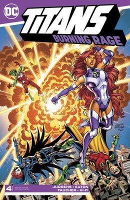 TITANS BURNING RAGE #4 DC COMICS