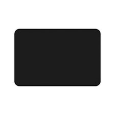 Black Solid Color Desk Mat  Minimal Desk Pad, Large Mousepad