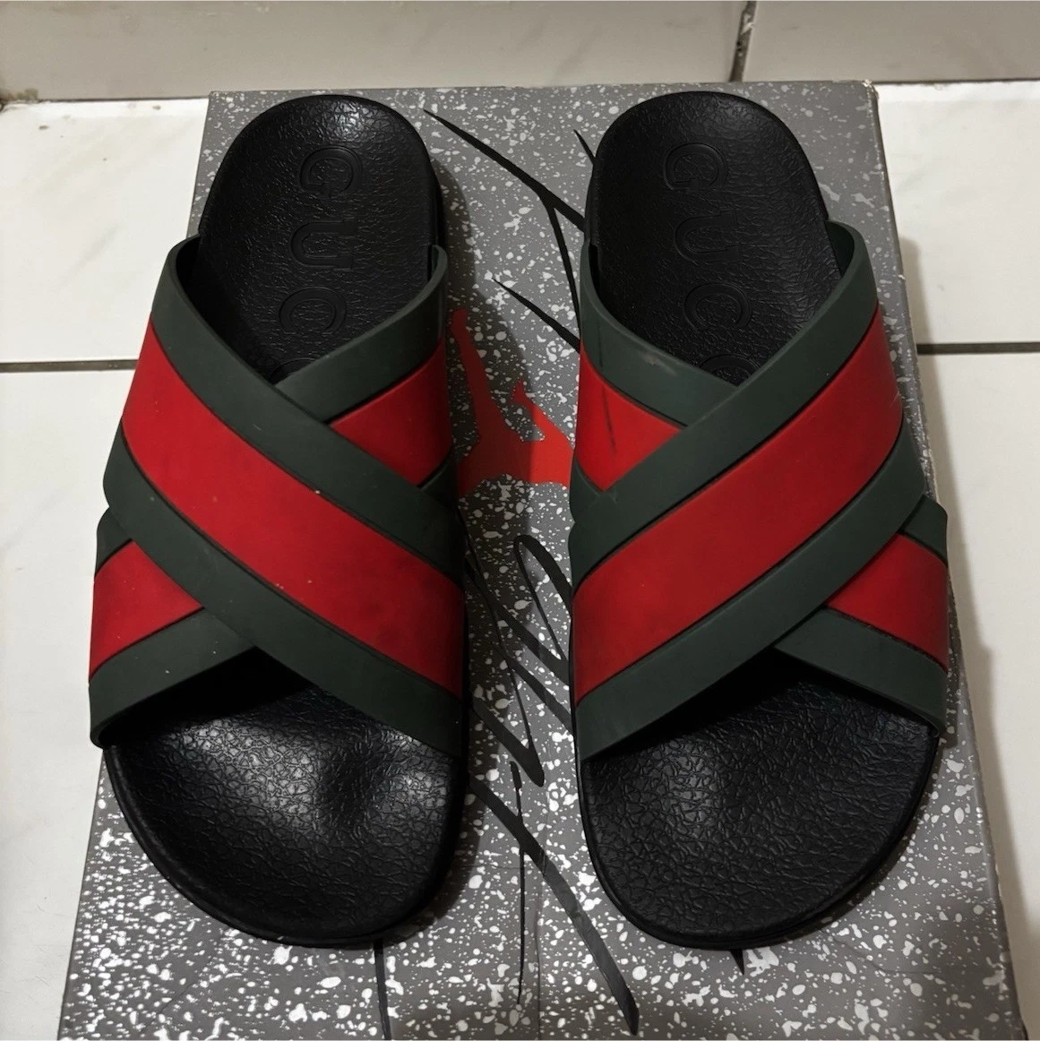 Gucci Red Sandals for Men for sale | eBay