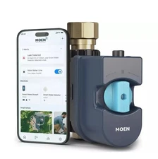 MOEN 900-006 Flo Smart WiFi Water Monitor & Automatic Shutoff Sensor for 1" Pipe