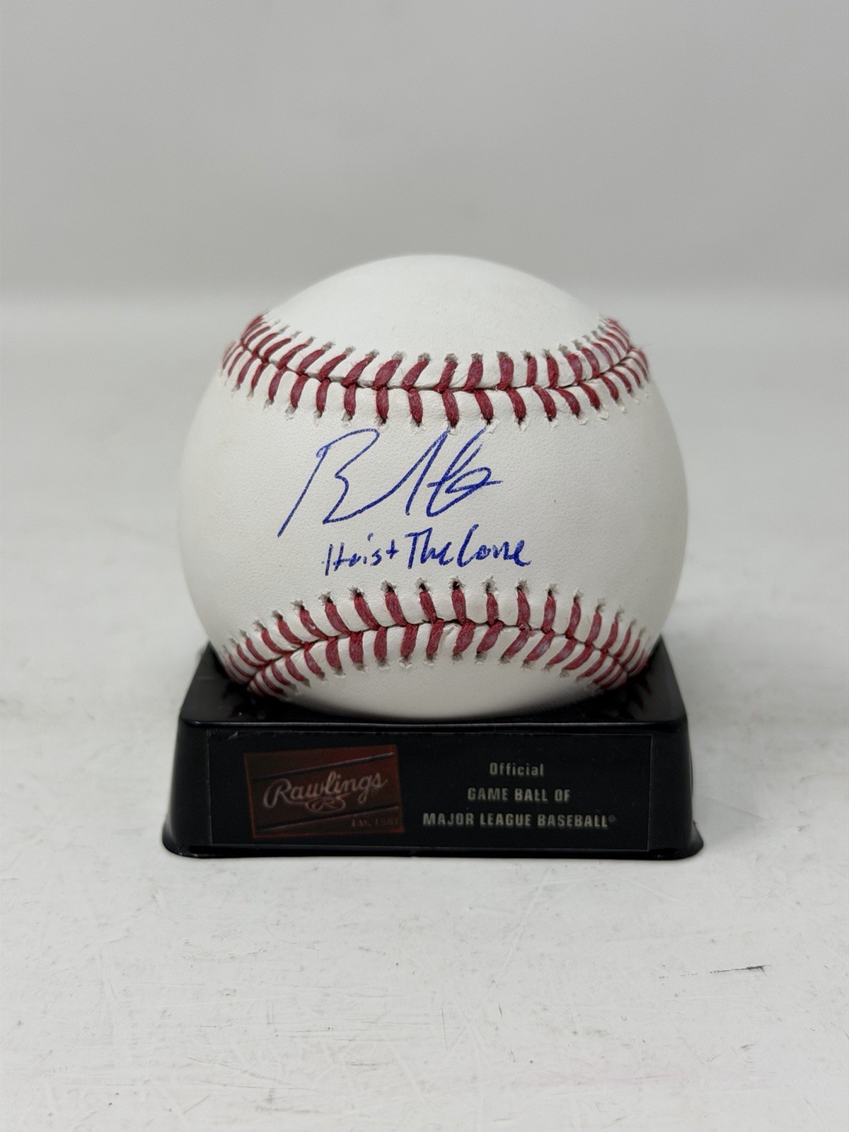 BRAXTON ASHCRAFT SIGNED AUTOGRAPH OMLB BASEBALL PITTSBURGH PIRATES PROOF PSA COA view 1