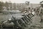 Heritage Private Photo WW2 WWII War! Soldiers Uniform Meeting Very Unusual Exercise