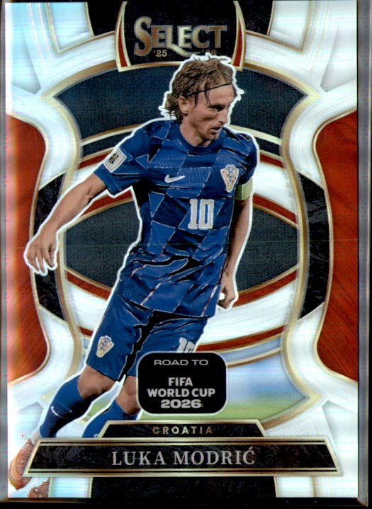 2025-26 Panini Select Road to FIFA World Cup #35 Luka Modric Silver