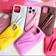 Rhode Lip Tint Phone Cases WITH Lipgloss Set IPhone 17 16 15 14 13 12 11 Pro Max