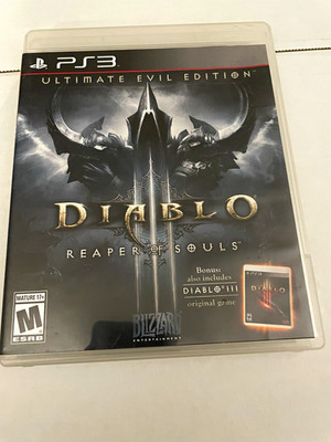 Blizzard Diablo III Reaper of Souls Ultimate Evil Edition PS3 2014 M NTSC